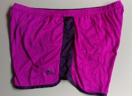 New Adidas MILE 10 Fuchsia Purple Design All Sports Design Women&#39;s Short... - £20.07 GBP