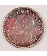 1945 5/5 Overdate Canada Silver Dollar in AU Condition KM #37 - €316,76 EUR