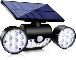 Solar Lights Outdoor Motion Sensor Security Lights Solar Wall Lights with Dual H - £32.15 GBP