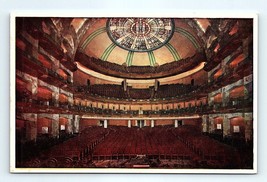 Postcard 1951 National Palace Of Fine Arts Mexico Interior Of Theater Hall - £9.49 GBP