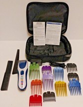 Wahl Deluxe Color Code Home Haircutting Clipper And Guards - $30.84