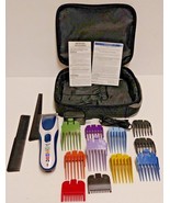 Wahl Deluxe Color Code Home Haircutting Clipper And Guards - £24.25 GBP