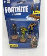 Fortnite Stampers Toy Figure Rex &amp; Wukong Rare Steelsight Action Mi COMB... - $4.50