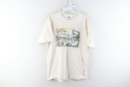 Vintage Mens Large 2005 Dexter Ann Arbor Run Road Race Spell Out T-Shirt Cotton - £23.37 GBP