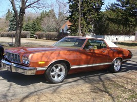 1973 Gran Torino Brown profile, 24X36 inch poster, The good old days! - £15.97 GBP