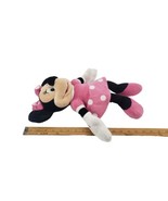 Disney Minnie Mouse Pink White Polka Dot Dress Stuffed Animal Plush Doll - £12.39 GBP