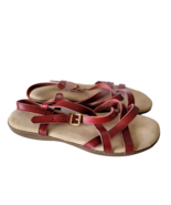 G.H. Bass Sunjuns Margie Sandals Cinnamon Leather Strappy Slingback Comf... - £21.65 GBP