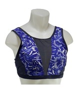 ATHLETA Women&#39;s Sports Bra Nylon Blue Breathable Comfortable Fit Mesh V ... - €15,49 EUR