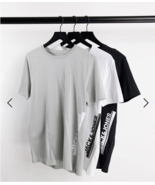 Jack &amp; Jones Mens 3 pack T-Shirts in black white gray  &quot;X-Large&quot; - £23.34 GBP