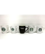 STARBUCKS COFFEE COMPANY MIXED LOT (5) CLASSIC MERMAID WHITE BROWN CUPS/... - £43.14 GBP
