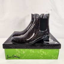 Sam Edelman Tinsley Rain Boot Leopard Clear Shiny Womens US Size 8 Unworn w/ Box - £37.27 GBP