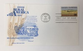 KANSAS HARD WINTER WHEAT 1974 FLEETWOOD CACHET FDC - $4.00