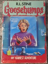 Vintage Goosebumps Book My Hairiest Adventure By RL Stine 1994 Scholastic - £7.16 GBP