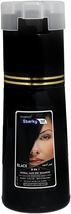 Starky herbal hair dye shampoo 3 in1 black shine color,moisturizing,scalp health - £50.34 GBP