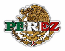 Perez Mexico Last Name Apellido Surname  Precision Cut Decal - £2.71 GBP+