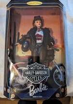 HARLEY-DAVIDSON Mattel Barbie Doll 1998 Red Hair #20441 2nd In Series (Nrfb) - £30.42 GBP