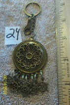 purse jewlrey bronze color keychain backpack filigree dangle charms   24 - $8.54
