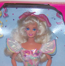 1995 Barbie Doll Happy Birthday &#39;prettiest Present Of All&#39; Blonde Nrfb - £23.97 GBP