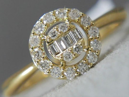 2.50Ct Baguette Cut Cubic Zirconia Fancy Engagement Ring 4K Yellow gold Plated - £89.91 GBP