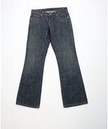 Vintage 90s Ralph Lauren Womens 2 Faded Flared Wide Leg Denim Jeans Blue... - $989.95 MXN