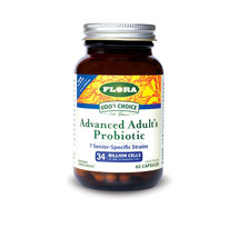 Flora Advanced Adult&#39;s Blend Probiotic, 60 Capsules - $49.25