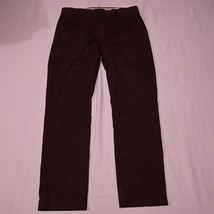 Banana Republic 33 x 32 Maroon Red Aiden Slim Chino Pants - £23.20 GBP