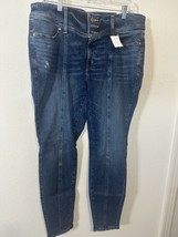 Lane Bryant High Rise Blue Denim Jeggings Size 16 - £32.48 GBP