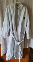 Unisex The Bernard Company Bath Robe One Size Fits Most White 100% Cotto... - $29.99