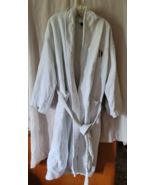 Unisex The Bernard Company Bath Robe One Size Fits Most White 100% Cotto... - £23.58 GBP