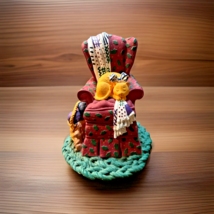 Vintage Department 56 Sugar Plum Chair Orange Cat Figurine - $14.85