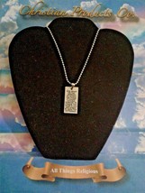 Serenity Prayer Pendant Men/woman  Dog Tag Fashion Jewelry Stainless Steel. - $223.28 MXN