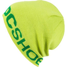 DC Shoes Co. USA Bromont Teschio Berretto Verde Lime Cappello Nwt - £12.01 GBP