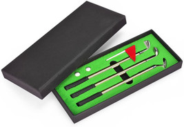 Juboury Golf Pen Set, Mini Desktop Golf Ball Pen Gift Set with Putting G... - $46.99