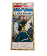 Miss Hampton Harbor Cruises Fort Monroe Wool Norfolk Naval 1994 Travel Map - $16.16 CAD