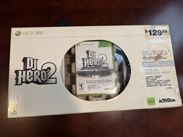 DJ Hero 2 Party Bundle (Microsoft Xbox 360, 2010) Two Turntables  &amp; Game - £63.71 GBP