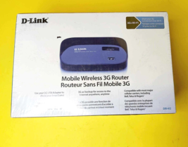 BRAND NEW &amp; SEALED D-LINK DIR-412 MOBILE WIRELESS 3G ROUTER N150 WIFI BLACK - $753.70 MXN
