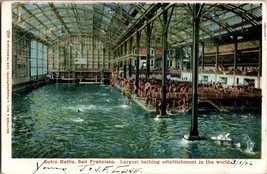 Vtg Postcard, Sutro Baths, Largest Bathing Establishment , San Frnacisco... - $9.56