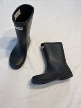 Hunter First Classic Pull-On Black Rain Boot US Size 13B / 1G Waterproof - $19.34