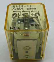 Idec RR3B-UL AC120V Relay 120VAC 10Amp  - $10.25