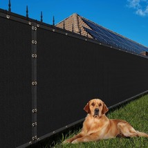 Privacy Fence Screen 4x50FT Heavy Duty Fencing Mesh Shade Net Cover with... - £65.69 GBP