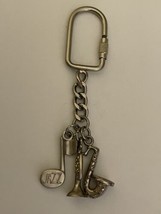 New Orleans Jazz Charms Keychain Key Chain - £7.73 GBP