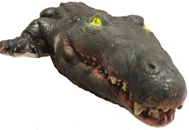 Realistic 4-Ft Long Swamp Alligator Prop Vinyl Foam Luau Pirate Party Decoration - £76.38 GBP