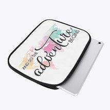 iPad Sleeve  - Travel, and so the adventure begins, awd-635 - £24.95 GBP