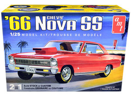 Skill 2 Model Kit 1966 Chevrolet Nova SS 2-in-1 Kit 1/25 Scale Model AMT - £36.27 GBP