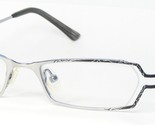 Von Bogen VB-416 Coleur. D Argent / Noir Mat Lunettes vonBogen 47-19-135mm - $49.63