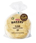 TEXAS HEB Bakery Flour Tortillas 4 pack 80 Total FRESH - $79.17