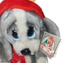 Vtg Applause Plush Sad Sam Christmas Honey Stuffed Animal Puppy Dog 1986 9&quot; - £11.33 GBP