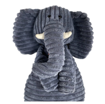 Jellycat Blue Cordy Roy Elephant 15” Plush Corduroy Stuffed Animal Grey w Tusks - £17.34 GBP