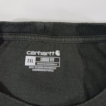 Carhartt K87 306 Loose Fit Men's Gray Cotton Short Sleeve Pocket T-Shirt Sz 2XL image 3