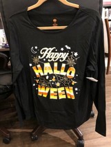 NEW Happy Halloween Shirt T-shirt  Large JUNIORS  WOMEN LARGE 12/14 - $12.86